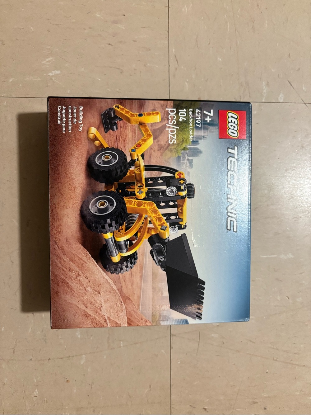 LEGO Technic Yellow and Black Front Loader Construction Set